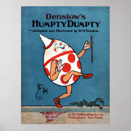 Poster do Livro Humpty Dumpty de Denslow na Canva