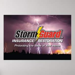 Poster do logotipo da guarda de 24 x 36