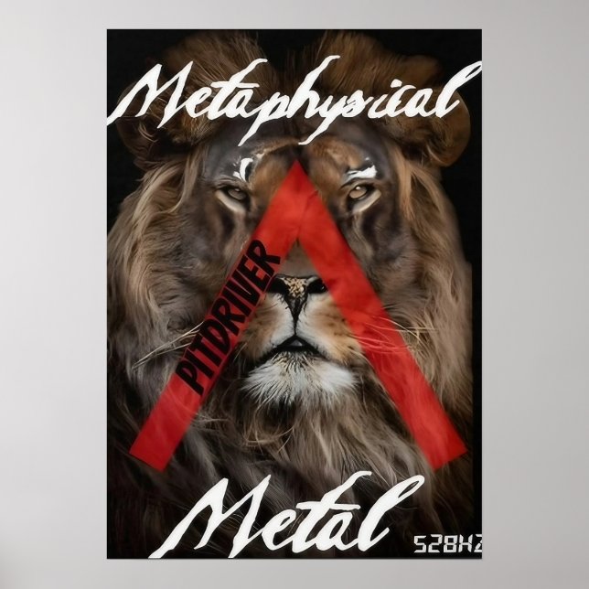 Poster do Logotipo do Lion do PitDriver (Frente)