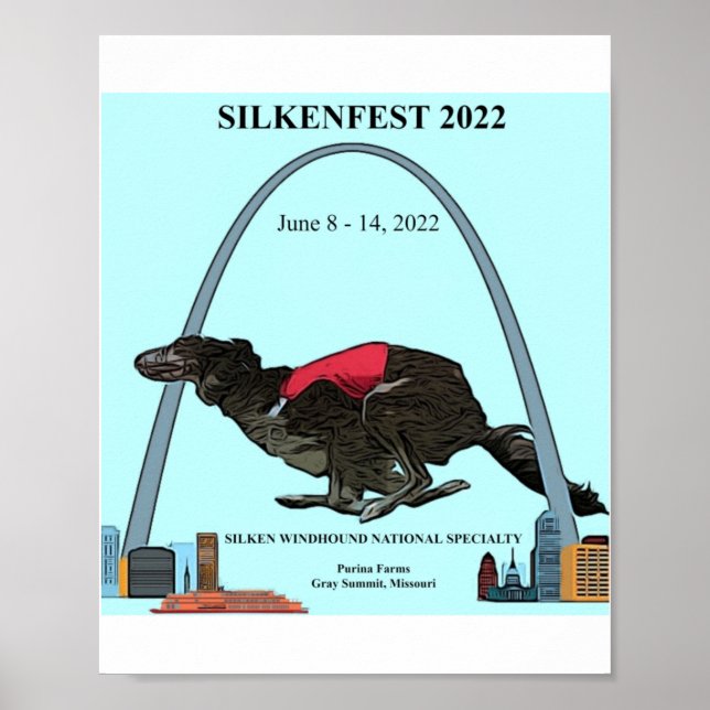 Poster do logotipo Silkenfest 2022 (Frente)