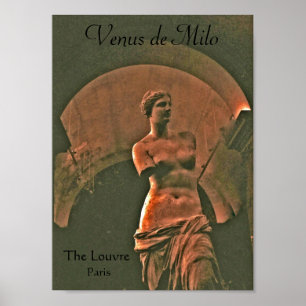 Poster do Louvre de Vênus de Milo