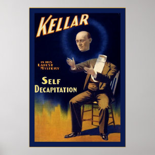 Poster do mágico do vintage do ~ de Kellar