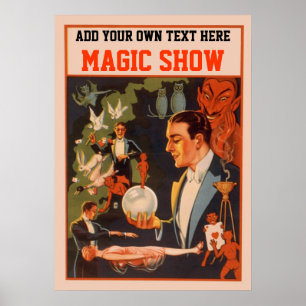Poster do mágico - faça a seu próprio _seu nome