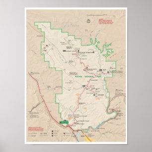 Poster do mapa dos arcos