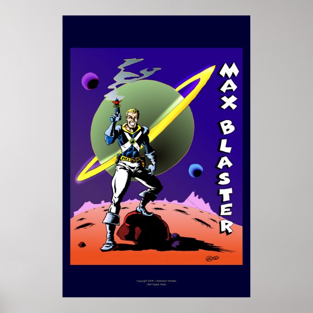 Poster do Max Blaster (Frente)