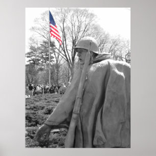 Poster do memorial de Guerra da Coreia