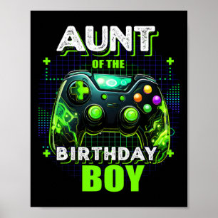 Poster Do Menino Do Aniversário Família Correspondente Jo