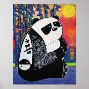 Poster do mestre de zen da panda