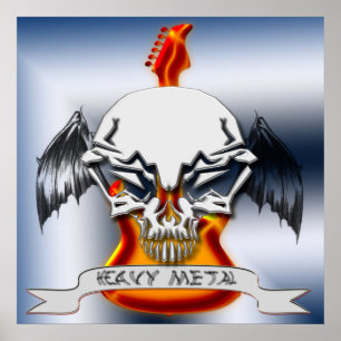 Poster do metal pesado