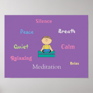 Poster do Mindfulness e da meditação