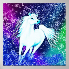 Poster do Mito Árabe do Cavalo Branco