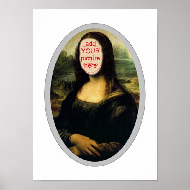 Poster do Mona Lisa Carnival Cutout (Frente)