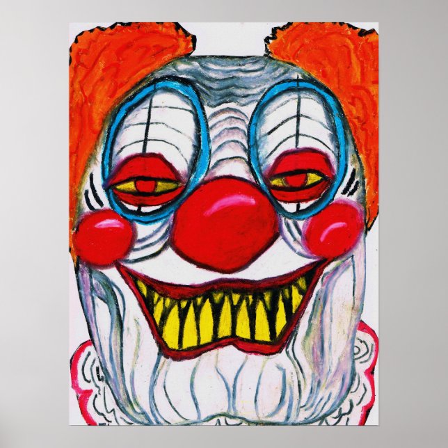 Poster DO MONSTER CLOWN HALLOWEN (Frente)