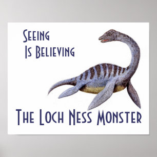 Poster do monstro de Loch Ness