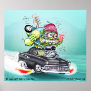 Poster do monstro do Jalopy de Jimmy