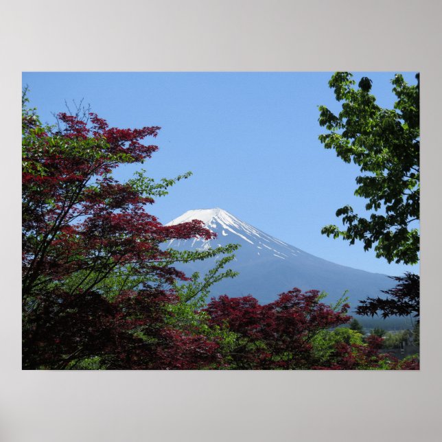 Poster do Monte Fuji Japão (Frente)