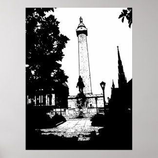 Poster do Monumento Baltimore Washington