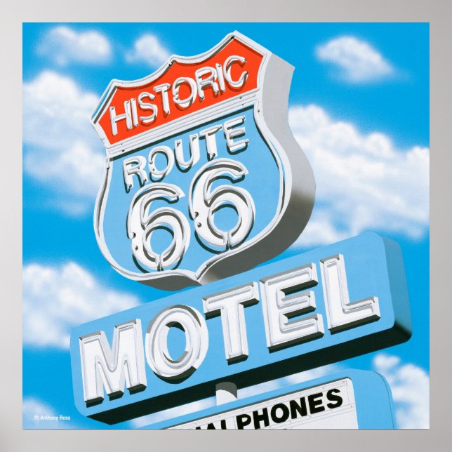 Poster do Motel Rota 66 Histórica (Frente)