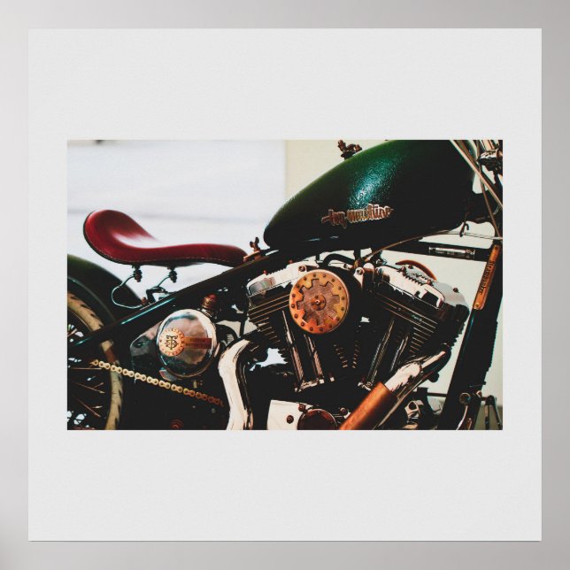 Poster do motociclista de motociclistas (Frente)