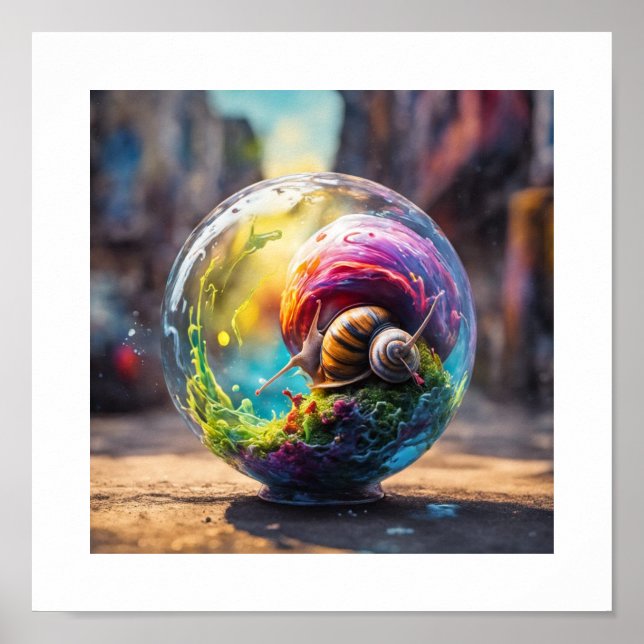 Poster do Mundo de Caracol (Frente)