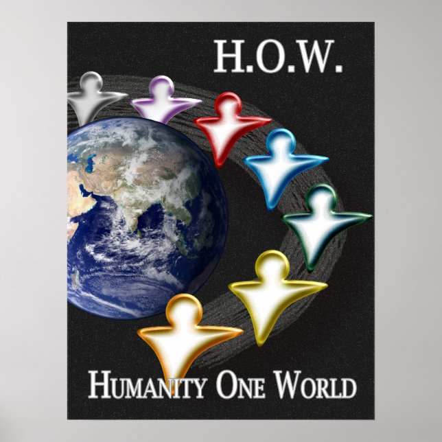 Poster do Mundo Humanitário (Frente)