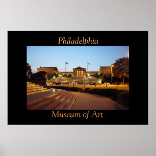 Poster do museu de arte de Philadelphfia