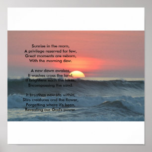 Poster do nascer do sol