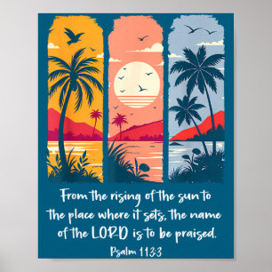 Poster Do nascer do sol até o lugar salmo