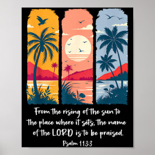 Poster Do nascer do sol até o lugar salmo