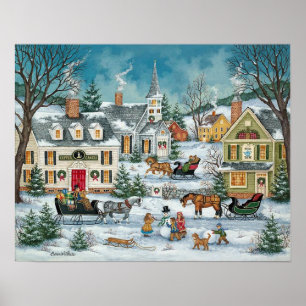 Poster do Natal do Victorian