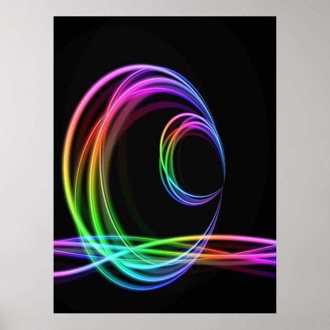 Poster do Neon Colors Glow Stick (Frente)