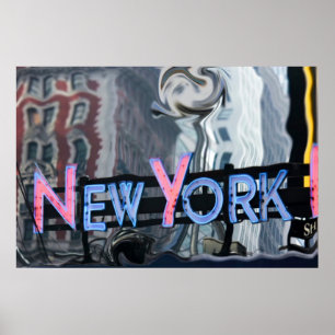 Poster do néon de New York