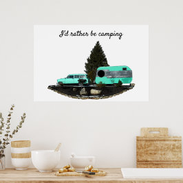 Poster do Nomad do Retro Camping Car