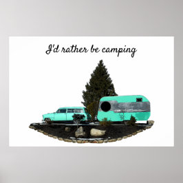 Poster do Nomad do Retro Camping Car