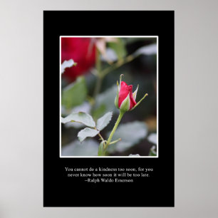 Póster Do not wait too long to do kindness