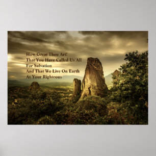 Poster Do "O grande milagre deus é salvação" profétic