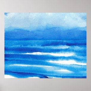 Poster do oceano de CricketDiane - Seascape do