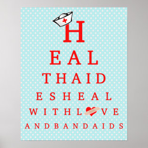 Poster do Office Decor do Health Aide
