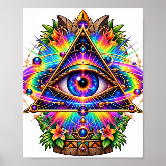 Poster do Olho de Órbita Prismática (Frente)