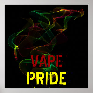 Poster do orgulho de Vape