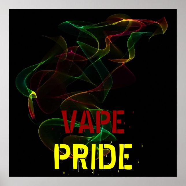 Poster do Orgulho de Vape (Frente)