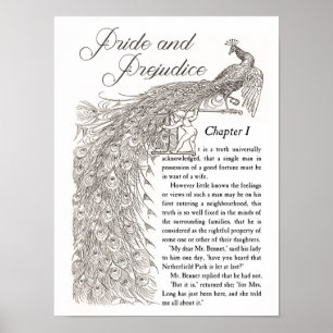 Poster do orgulho & do preconceito