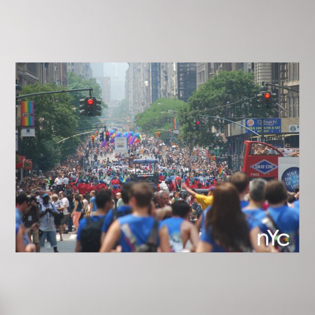 Poster do Orgulho NYC Oficial (Frente)