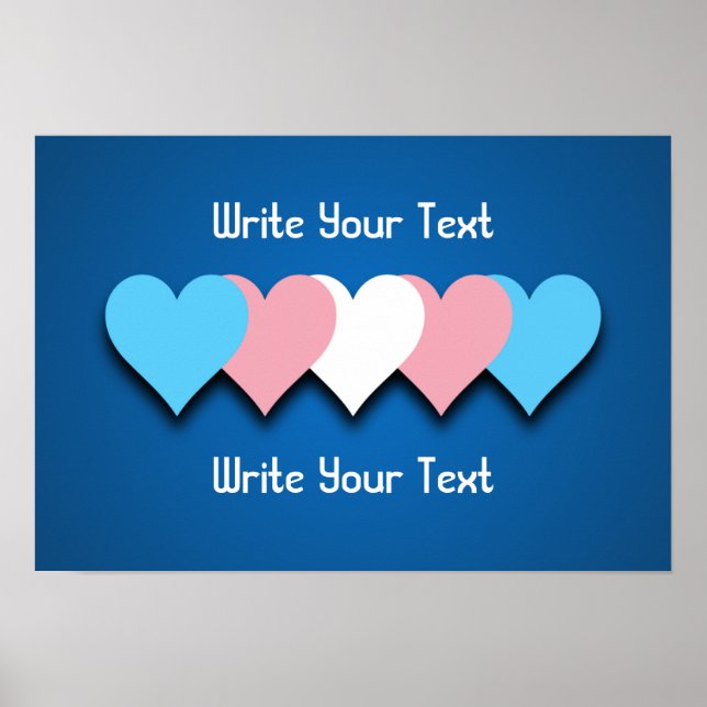 Poster do orgulho transgênero (Frente)