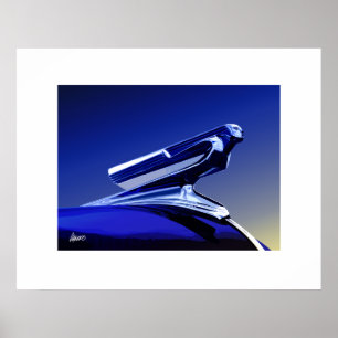 Poster do ornamento da capa de Chevrolet
