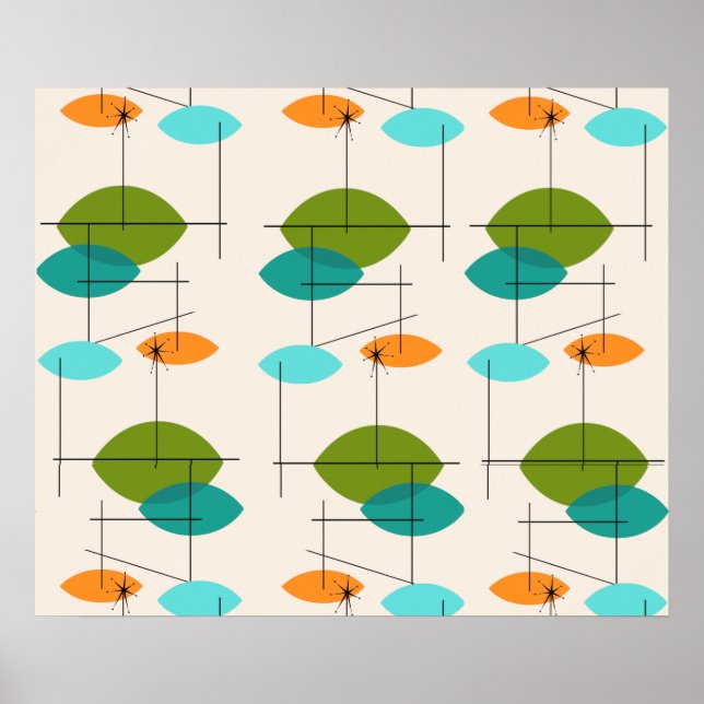 Poster do padrão atômico atômico (Frente)