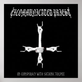 Poster do Padre Excomungado "Em Conspiração"