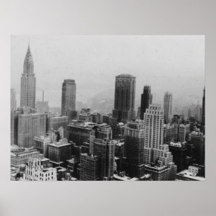 Poster do Panorama Manhattan em Nova Iorque