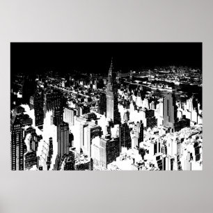 Poster do Panorama Manhattan em Nova Iorque