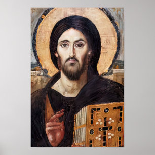 Poster do Pantocrator de Jesus Cristo